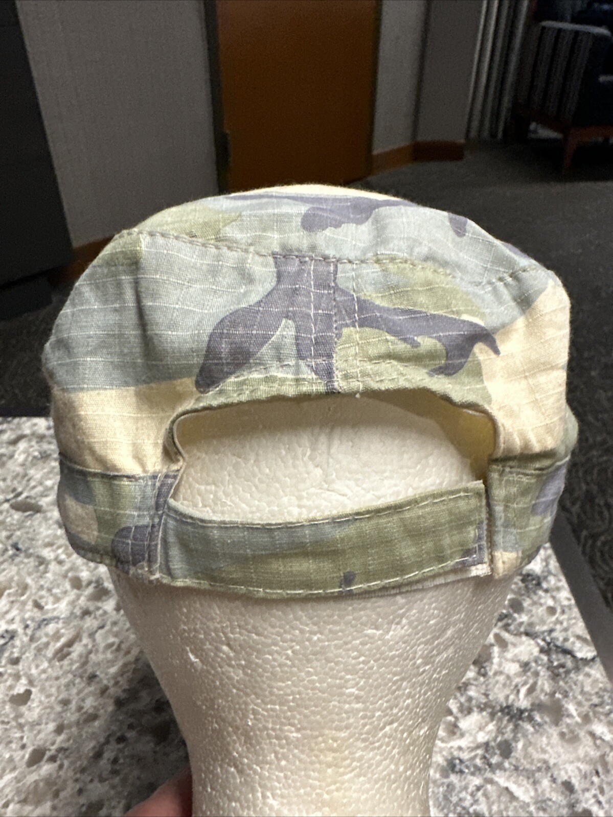 Stone Mountain Light Camouflage Colored Cadet Cap Hook Loop Metal Vents
