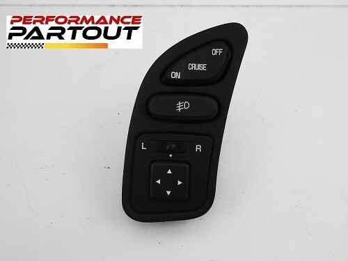 Mirror Fog cruise switch assembly 2G DSM Black