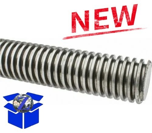 3/4 Inch - 6 x 72 Inch 6 Foot Acme Fully Threaded Rod 6 Feet Steel Finish NEW