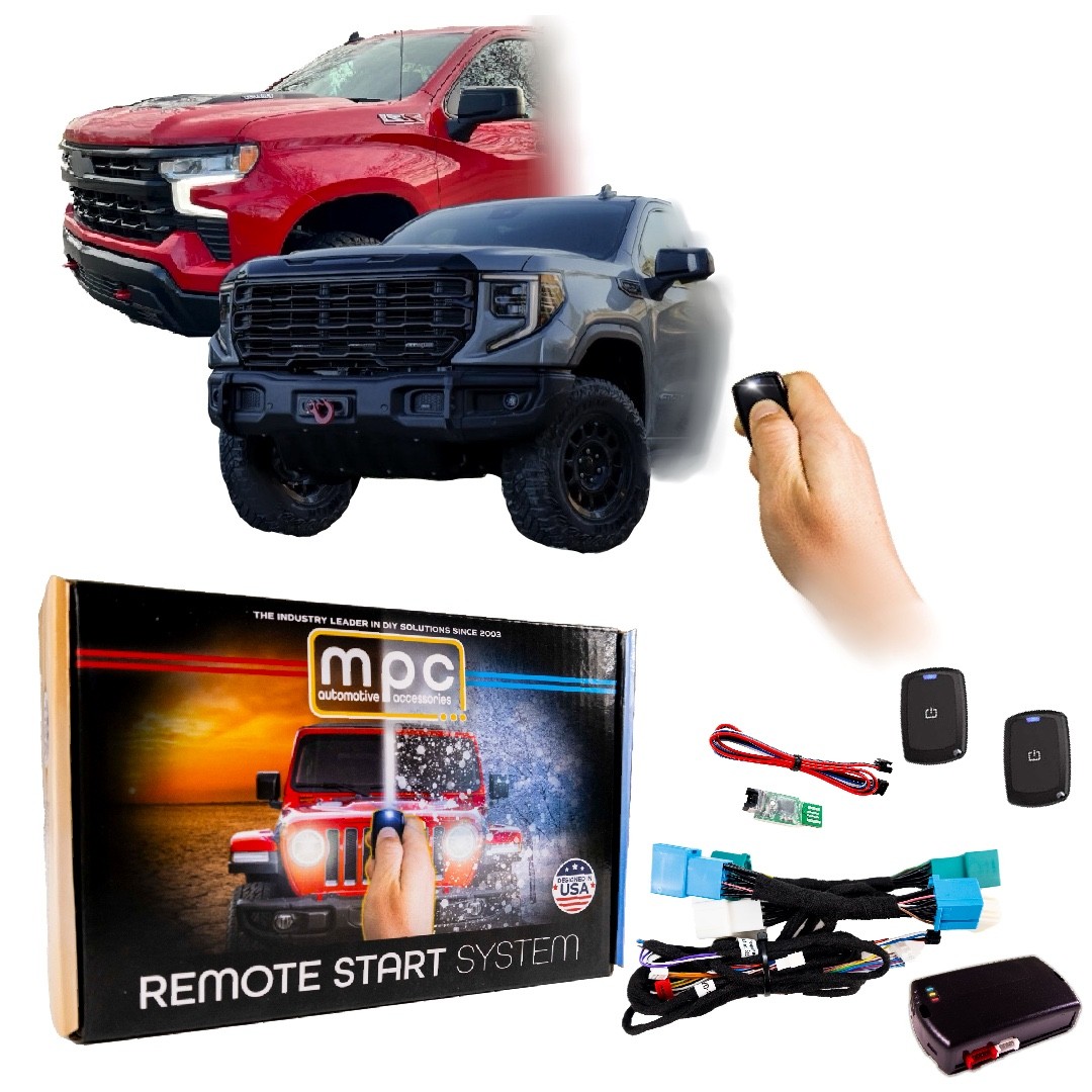 Remote Starter For Silverado/Sierra 1500/2500/3500 2015-2023 | w/Long Range Fobs