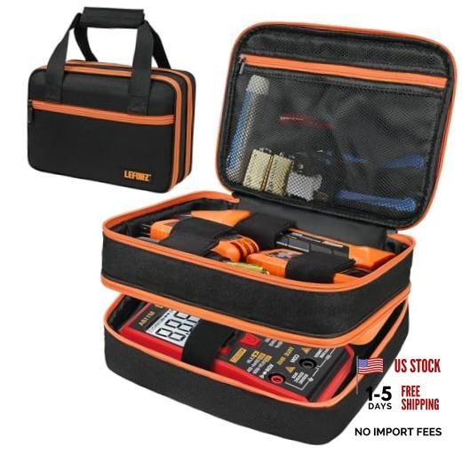Carrying Case Compatible with Klein Tools ET310 AC/80101/80016 Black & Orange