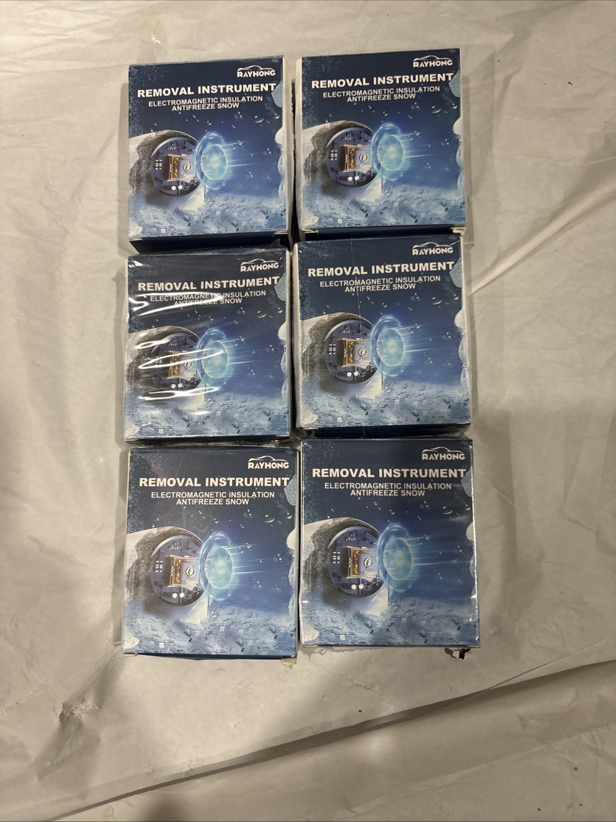 6 - Electromagnetic Car Snow Removal Device Car Window Anti-Freeze - Set Of 6