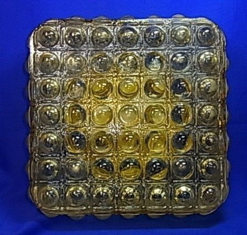 Mid Century 60´s Glass Bubble Flush Mount Lamp #2
