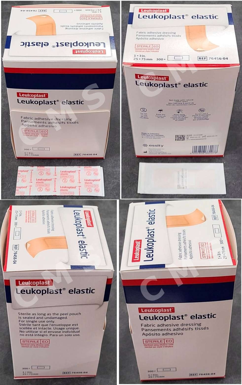 BSN COVERLET Adhesive Fabric Strip Dressing Bandages 1"x3" 300 Sterile 76448000