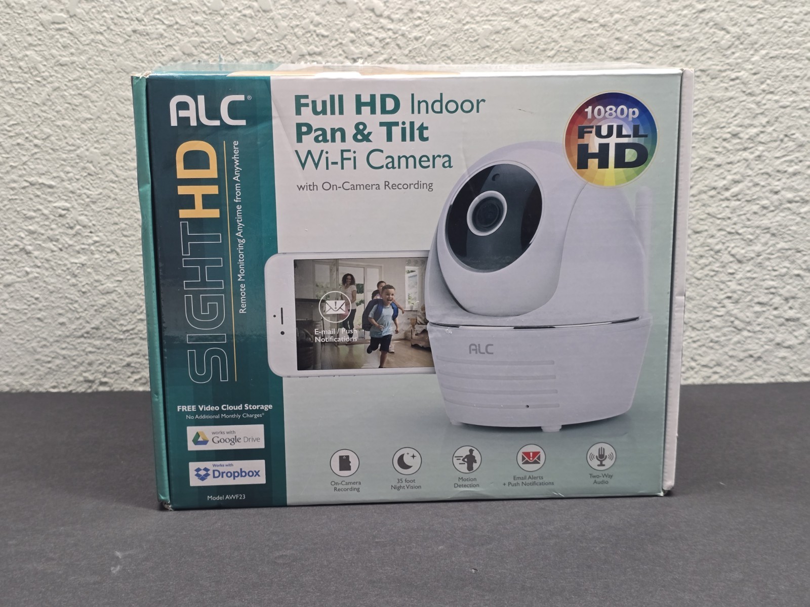 ALC-SightHD 1080p FullHD Indoor Pan & Tilt Wi-Fi Camera / Free Fast Shipping.