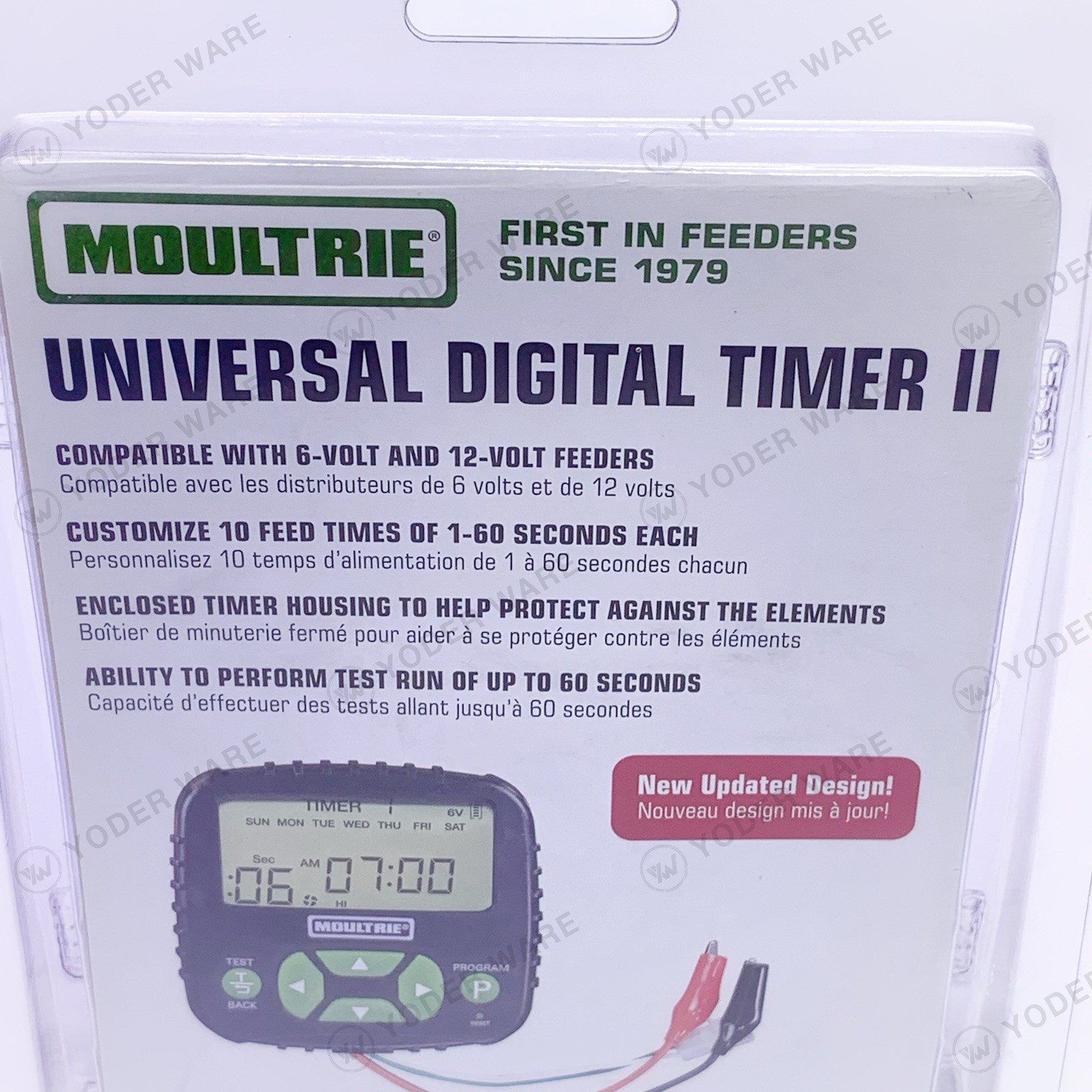 Moultrie Universal Digital Timer II Feeder Accessory 6, 12 Volt Timer MFA-13461