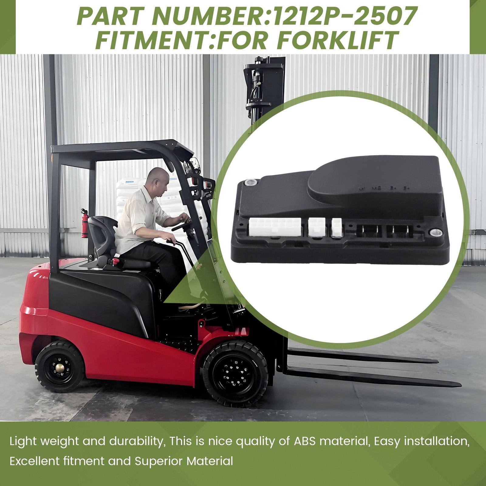 Forklift D.C Motor Controller 24V 90A 1212P-2507 U5B75564