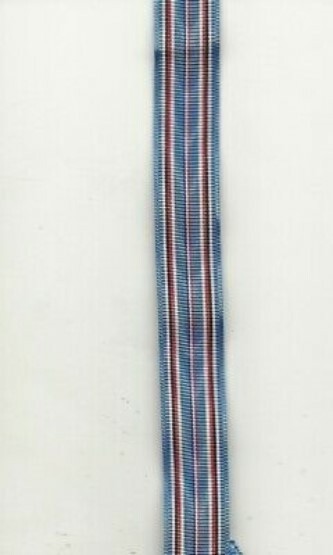Six 6 inches of miniature mini ribbon material for the American Campaign medal
