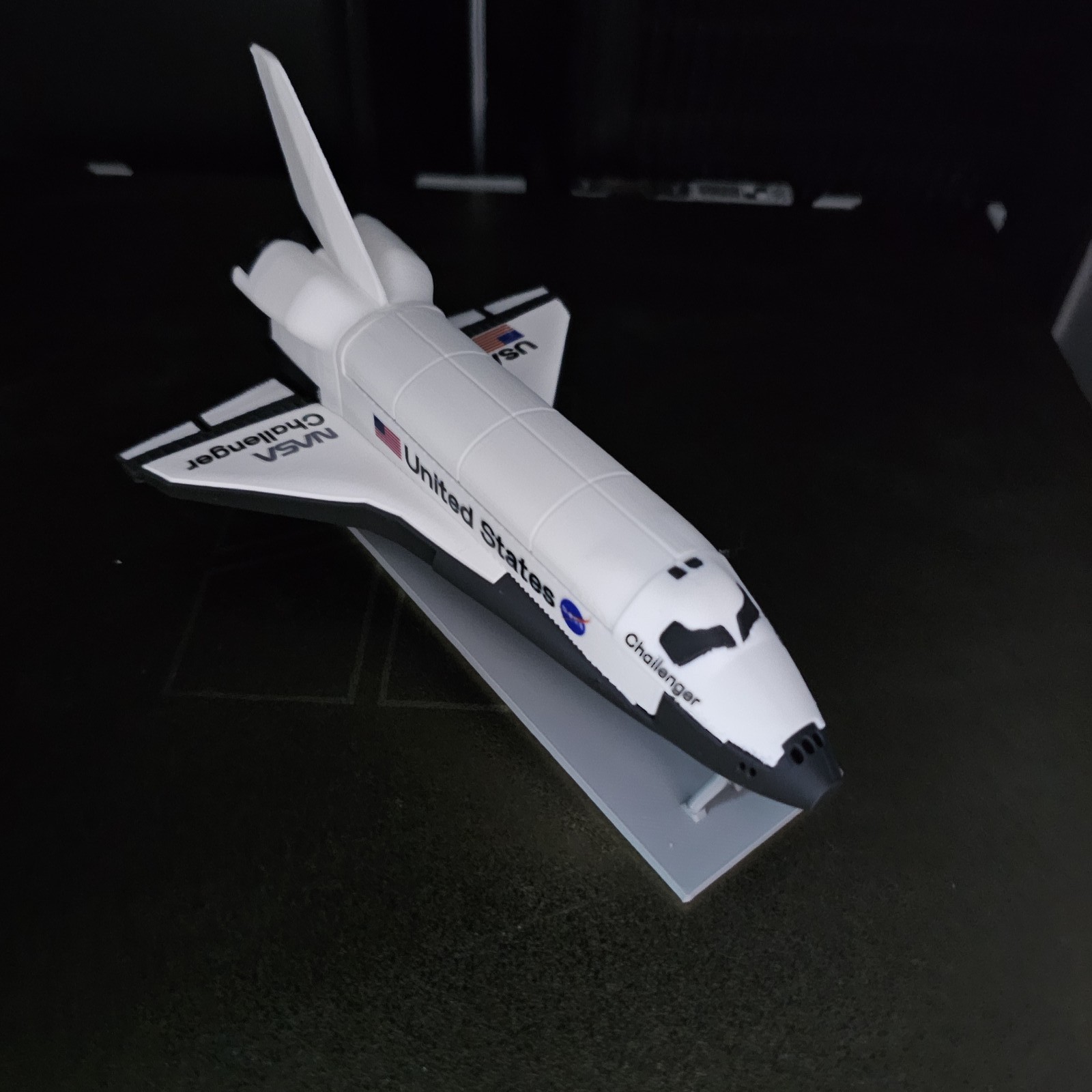 1/200 US NASA Space Shuttle STS Challenger OV-099 3D Model Painted