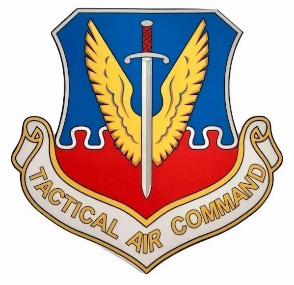 Tactical Air Command Peel and Stick Vinyl Decal DEC-0126