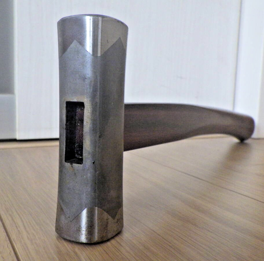 Hishikan Japanese Square Genno Hammer 450g Polished Finish Ebony Unused