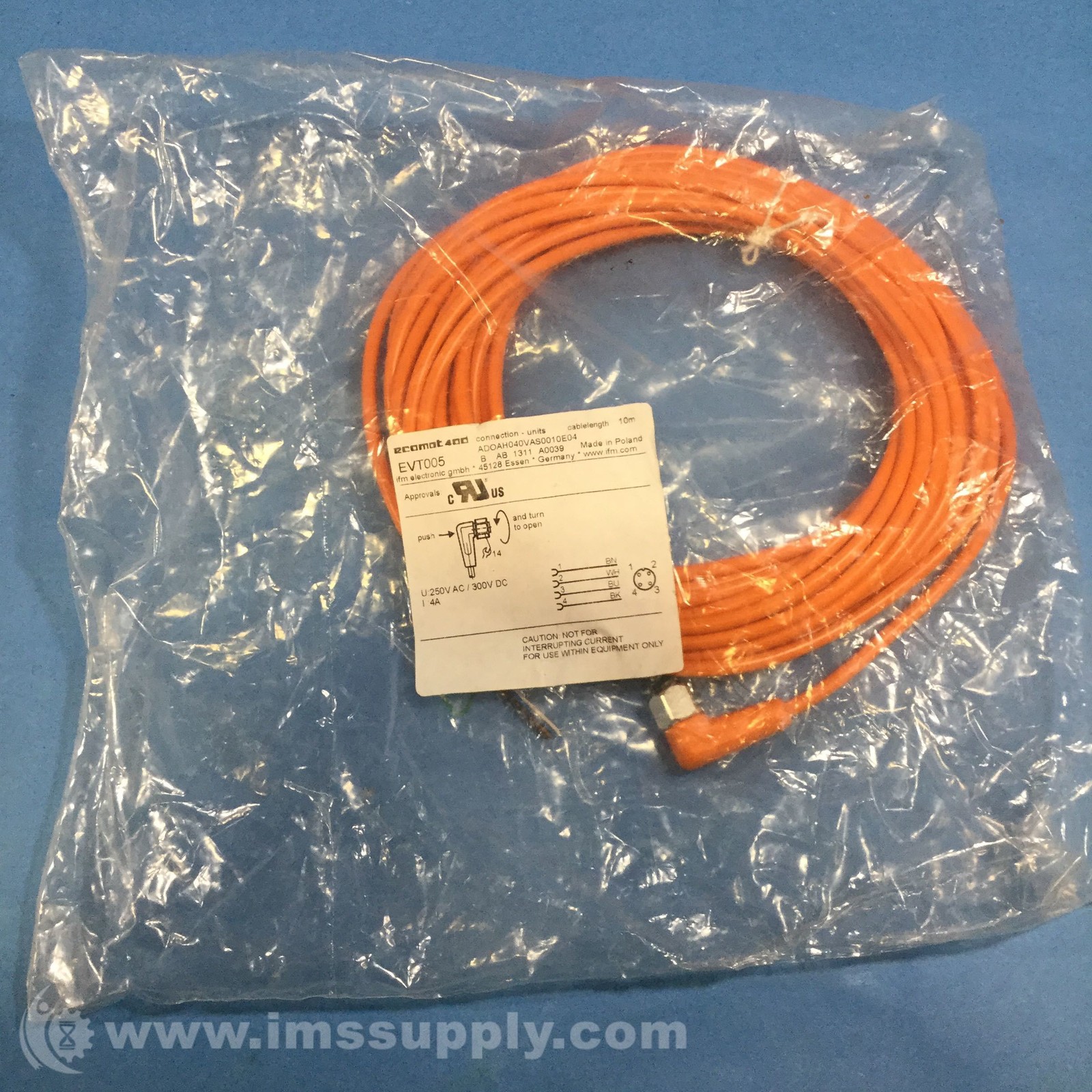 Ifm EVT005 Female Cordset FNFP