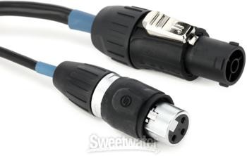 Blizzard Lighting Cool Cable IP65 DMX PCT Combo Cable - 3-pin, 10 feet