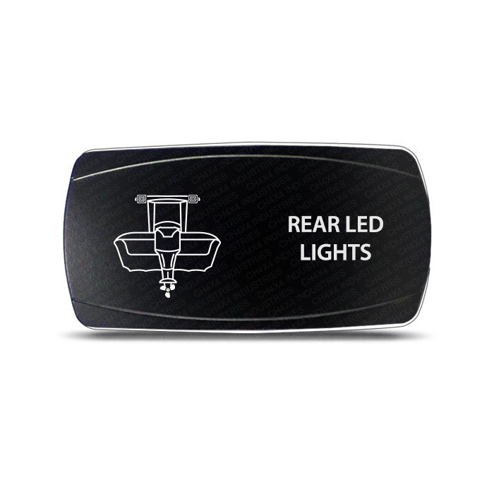 CH4X4 Marine Rocker Switch Rear Led Lights Symbol