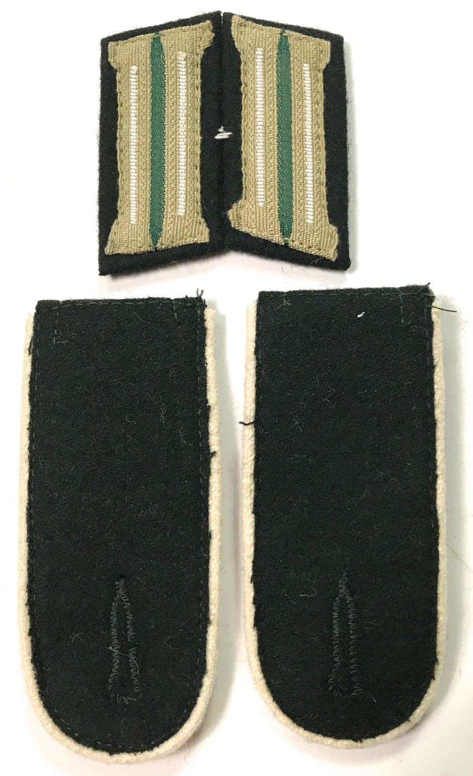 WWII GERMAN HEER EM M36 INFANTRY COLLAR TABS & TUNIC SHOULDER BOARDS LOT