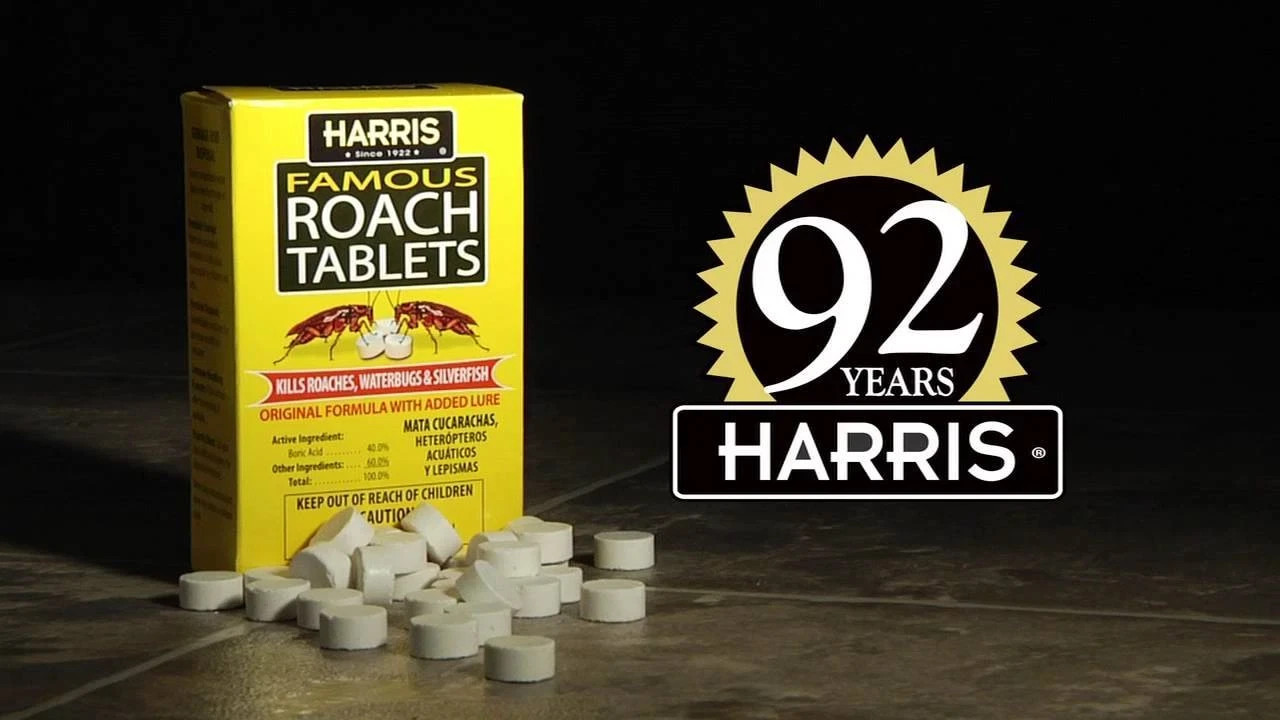 Harris MEGA BOX Famous Roach Killer Tablets | 6 OZ, 145 Tablets | EPA Approved