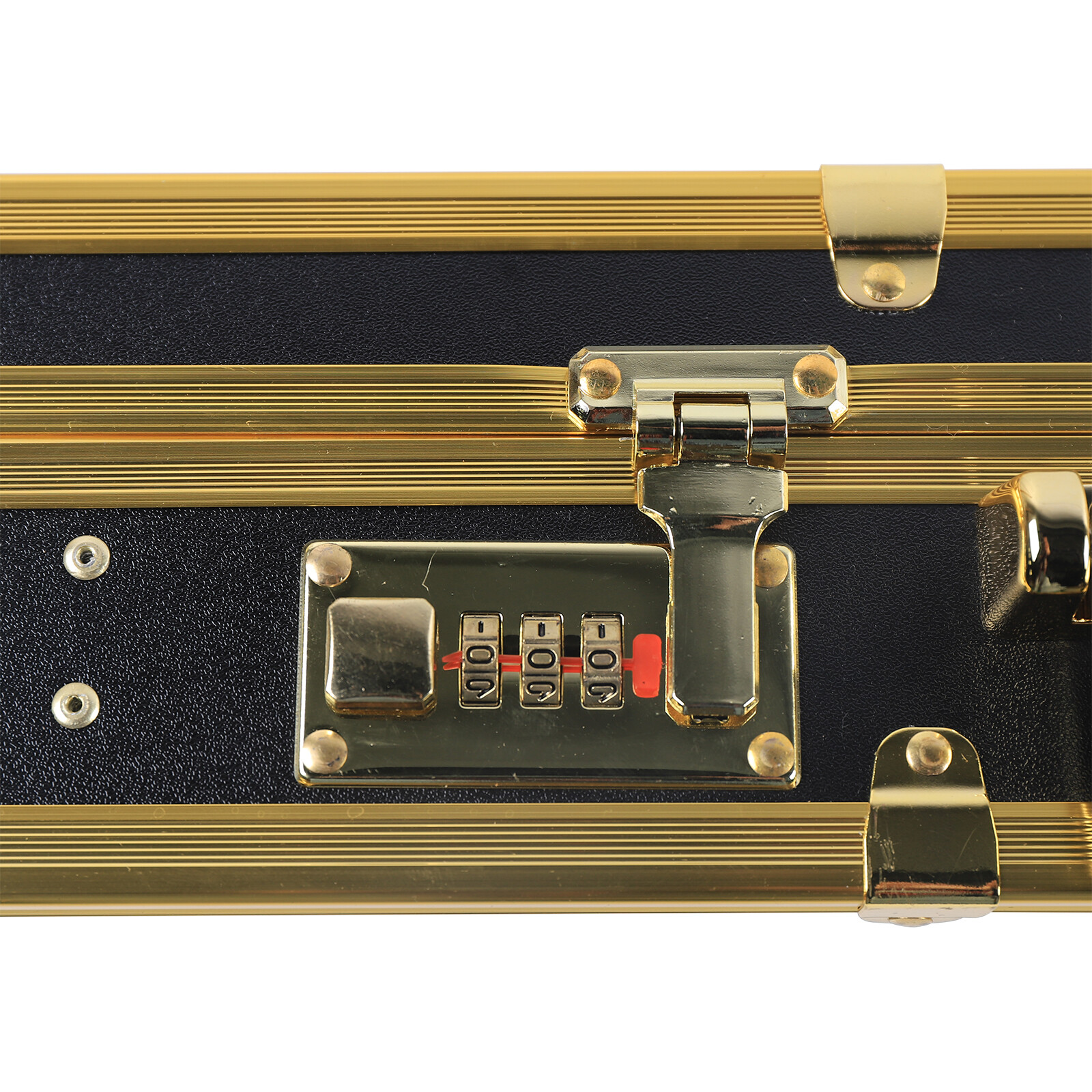 Large Barber Suitcase Carrying Case Clipper Trimmers Tool Storage Organizer Gold