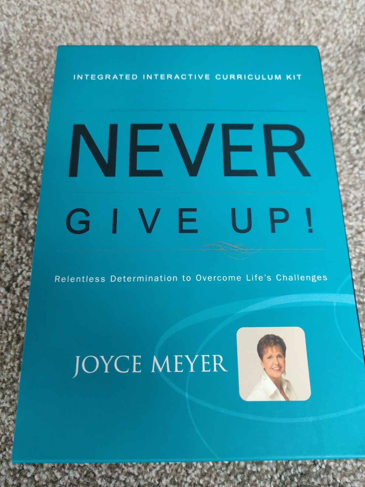 Never Give Up Curriculum Kit By Joyce Meyer  CD/ Book set