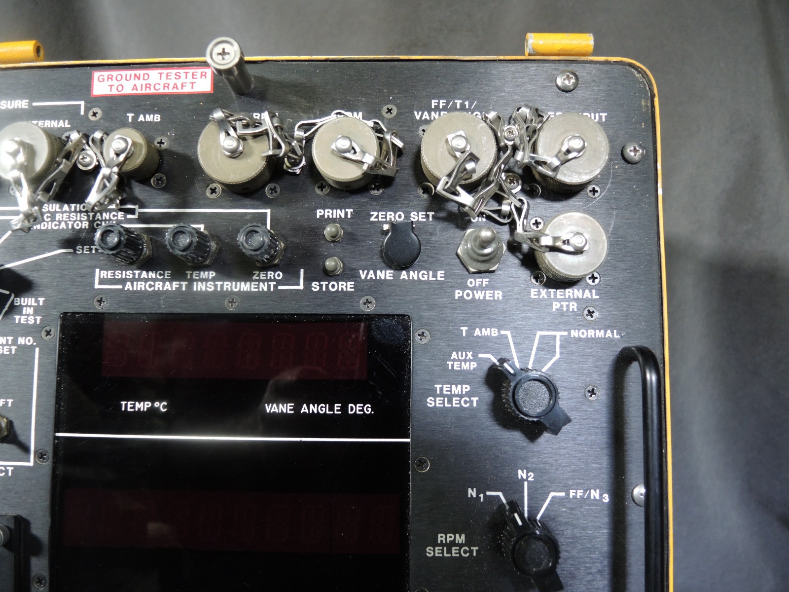 Avionics Howell H337NP-901 Engine Test Set Analyzer G-159 Lear-25 DH-6 Equipment