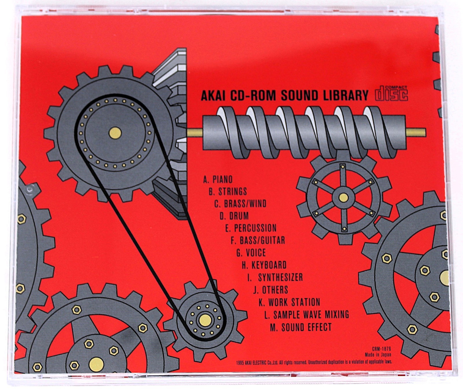 Akai Professional Sound Library Volume 2 Akai Format Sample Library Sampling CD