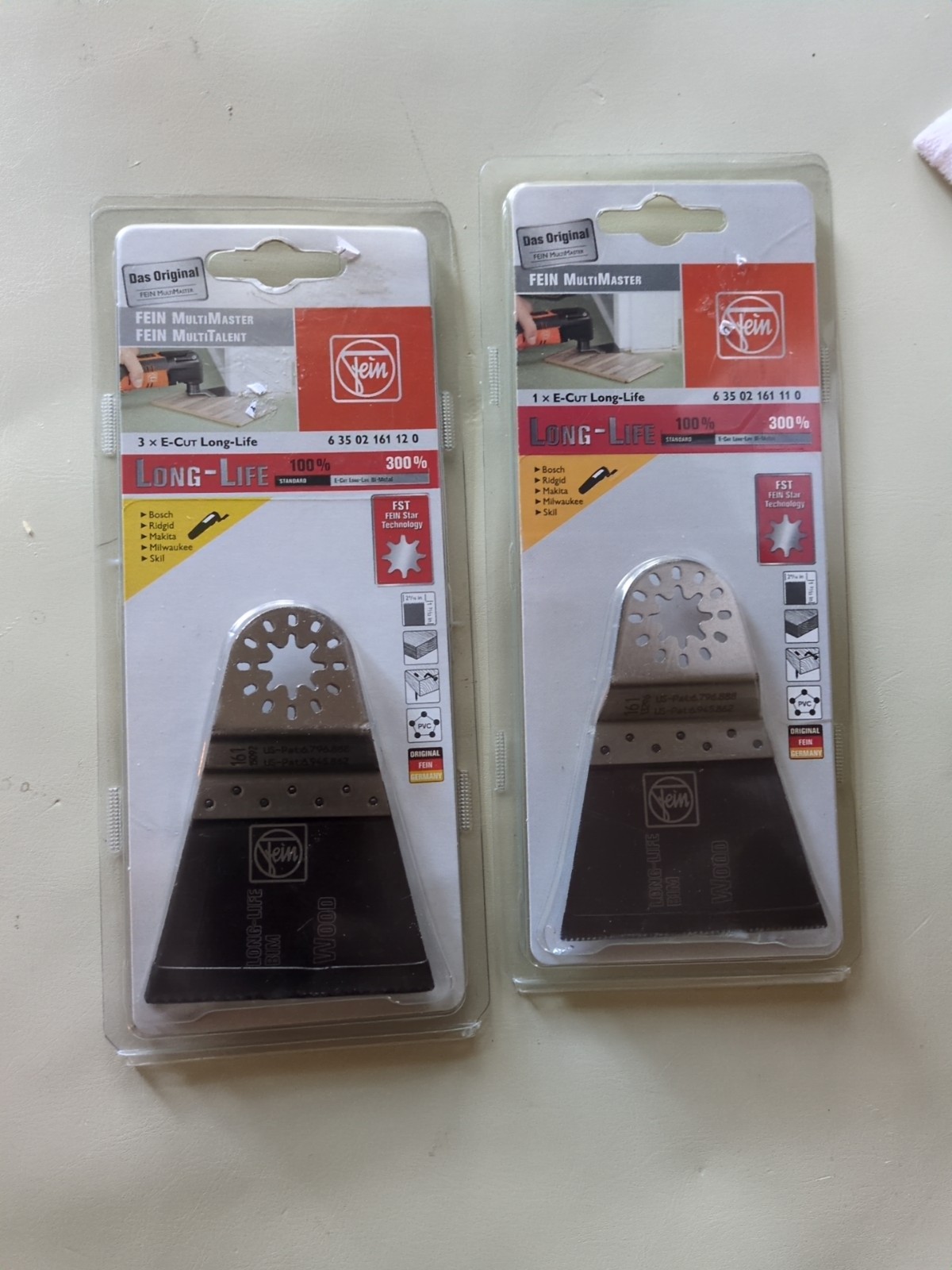 Fein 63502161120 Blade for mulit tool saw - 3 pack