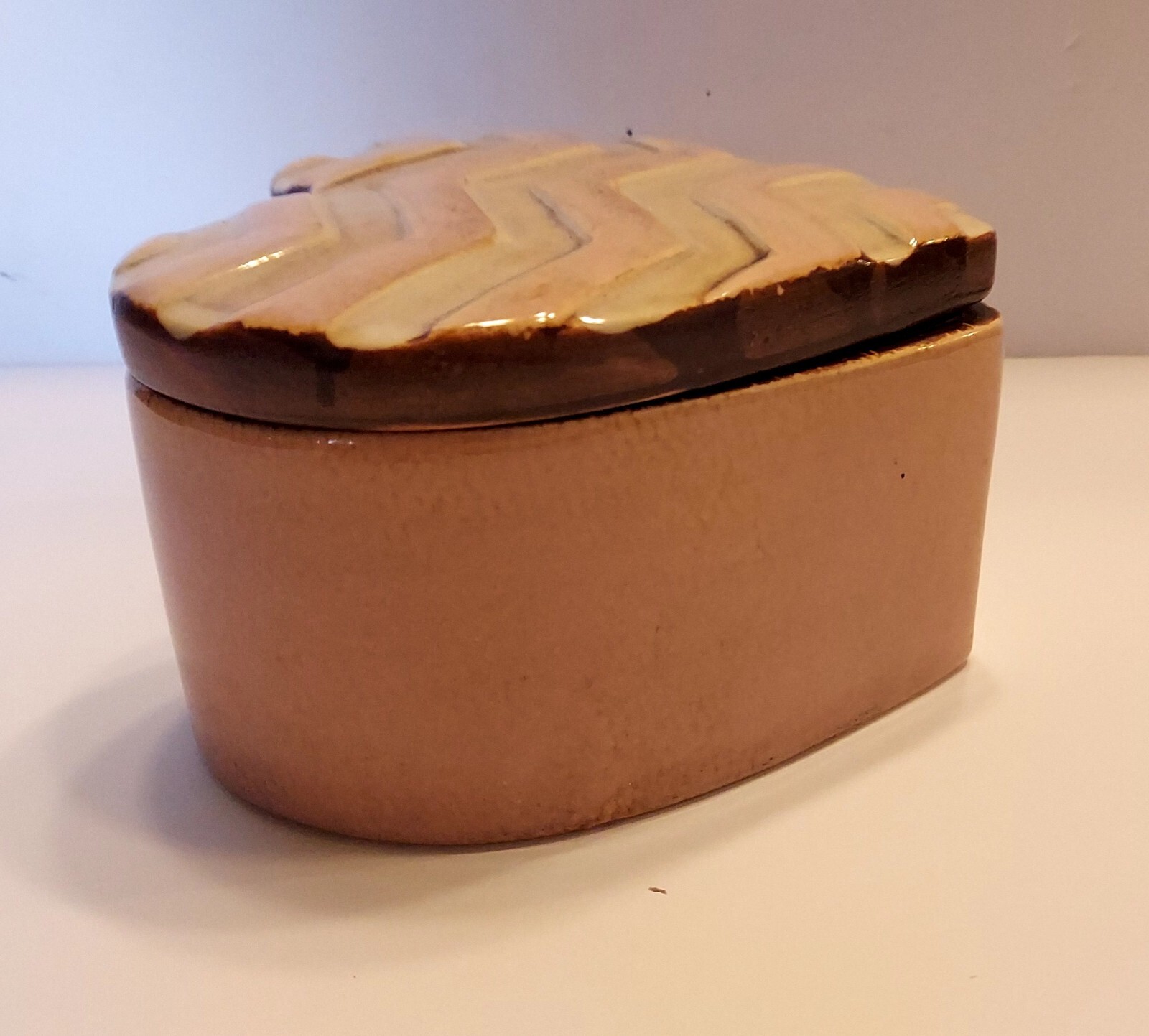 Grasslands Roads Medium Trinket Box Pink