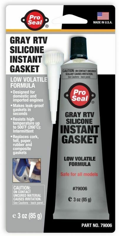 PROSEAL GRAY RTV SILICONE 3 OZ TUBE 79006 NEW