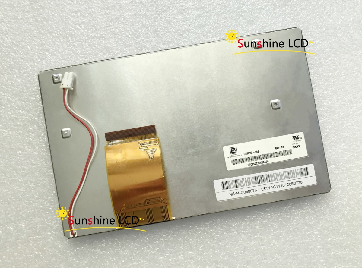 Original 7" inch G070Y2-T02 LCD screen display Panel for Innolux 1 year warranty