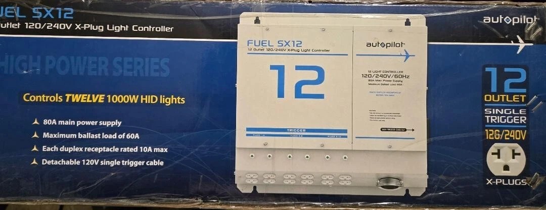 Autopilot APT0122 FUEL ST12 12 Outlet 240V Light Controller with Single Trigger