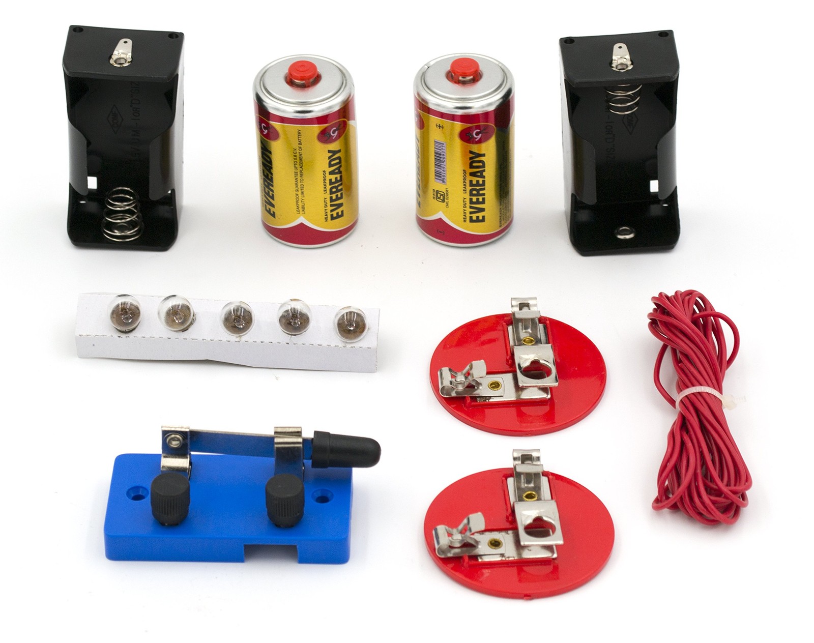 Simple Circuit Kit - Electricity Kit for Building Basic, Parallel & Series Ci...