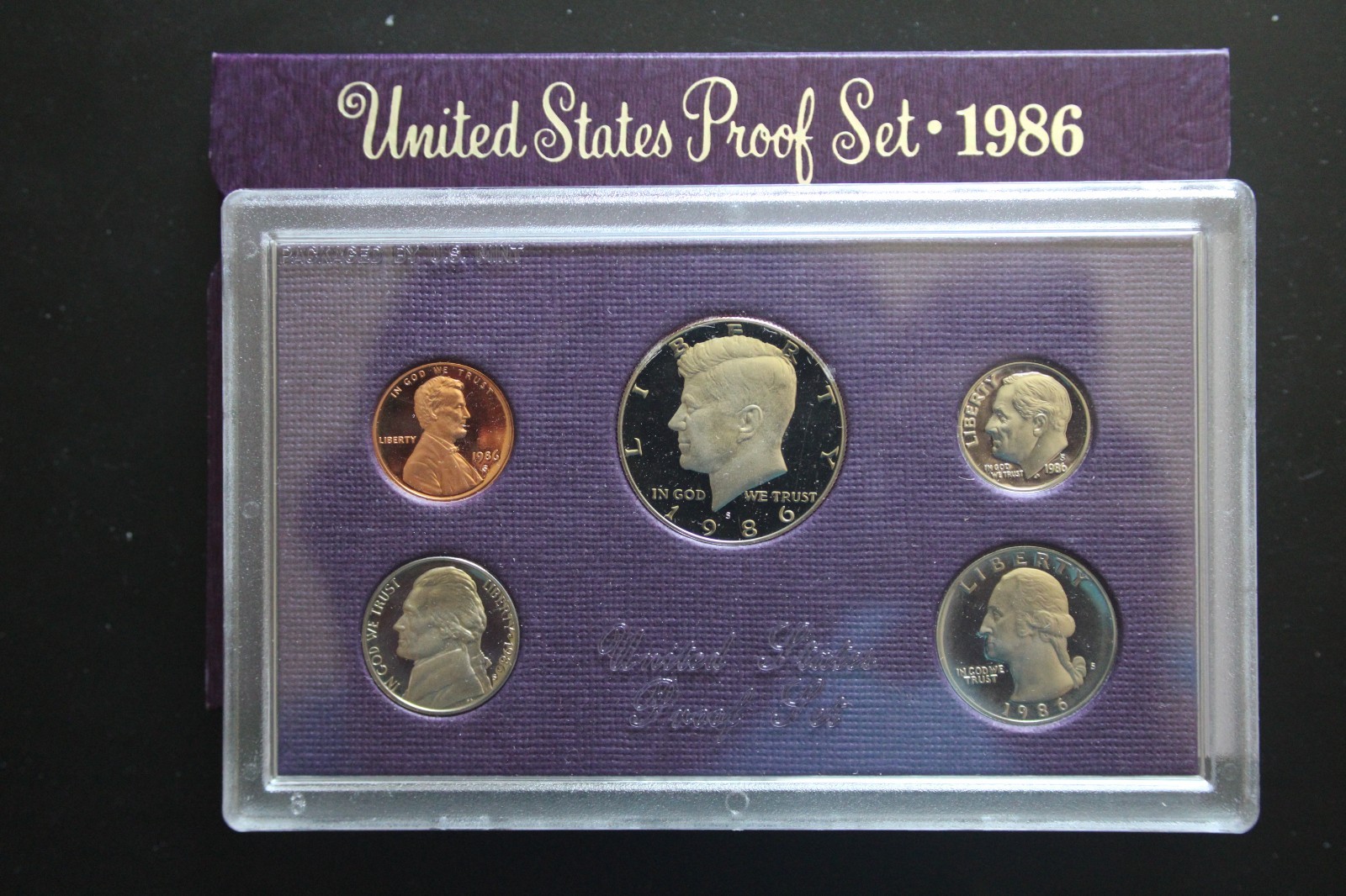 1986-S PROOF SET OGP IN EXCELLENT CONDITION CAMEO