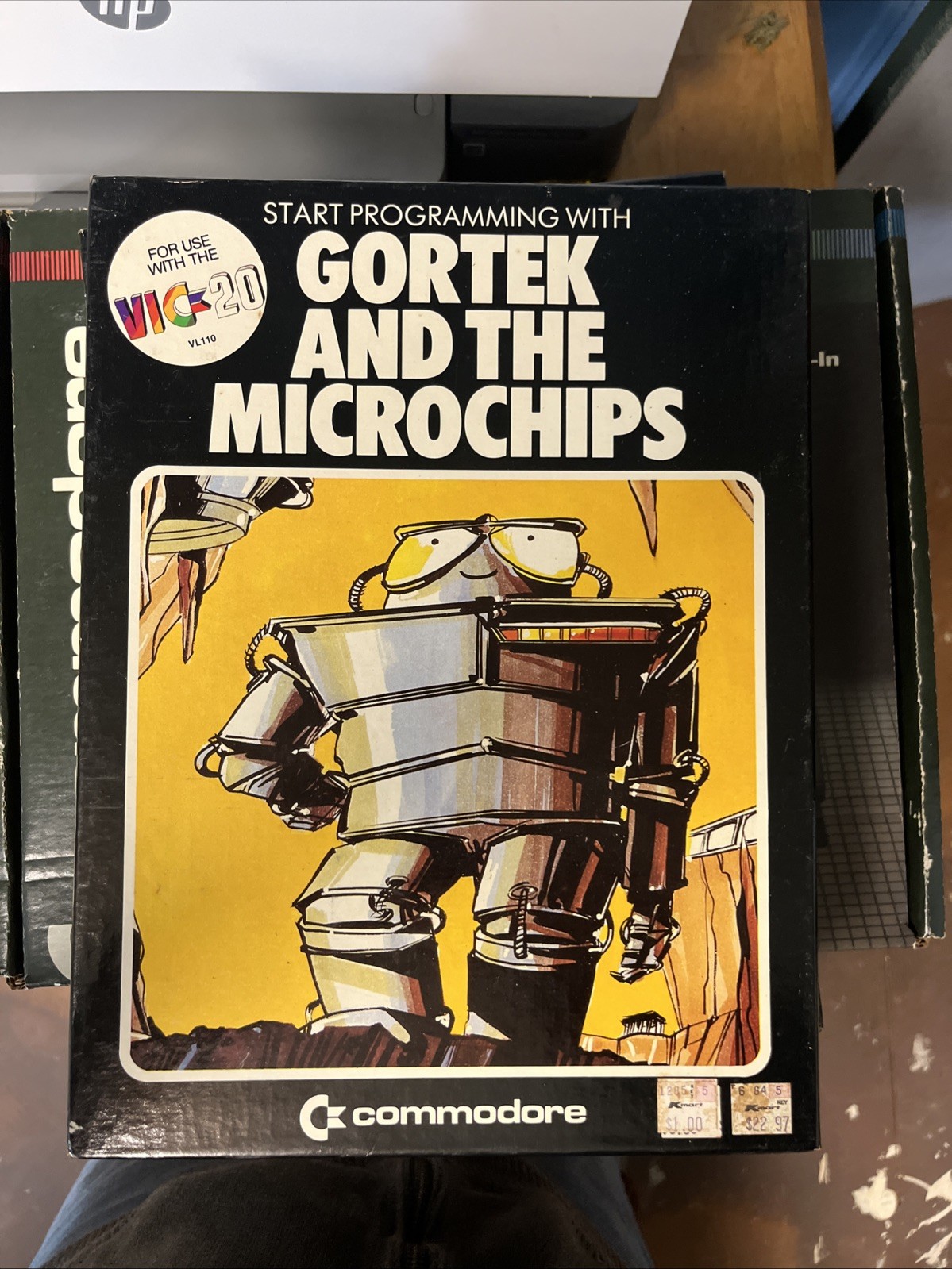 VTG GORTEK AND THE MICROCHIPS for use with COMMODORE 64 Complete Set