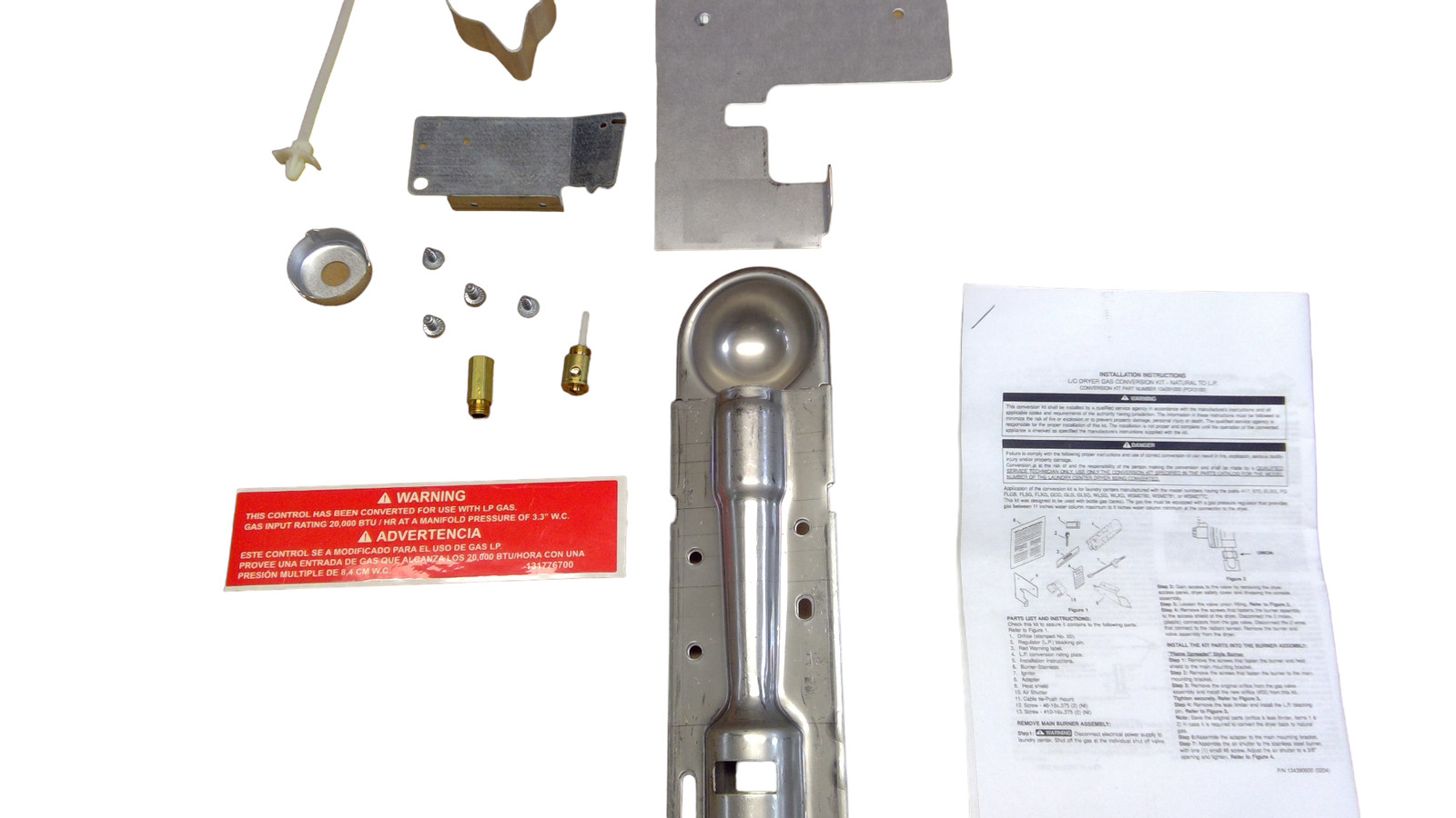 HAIER GAS CONV KIT NAT TO LP WE25X10017 NEW OEM WE25X10017