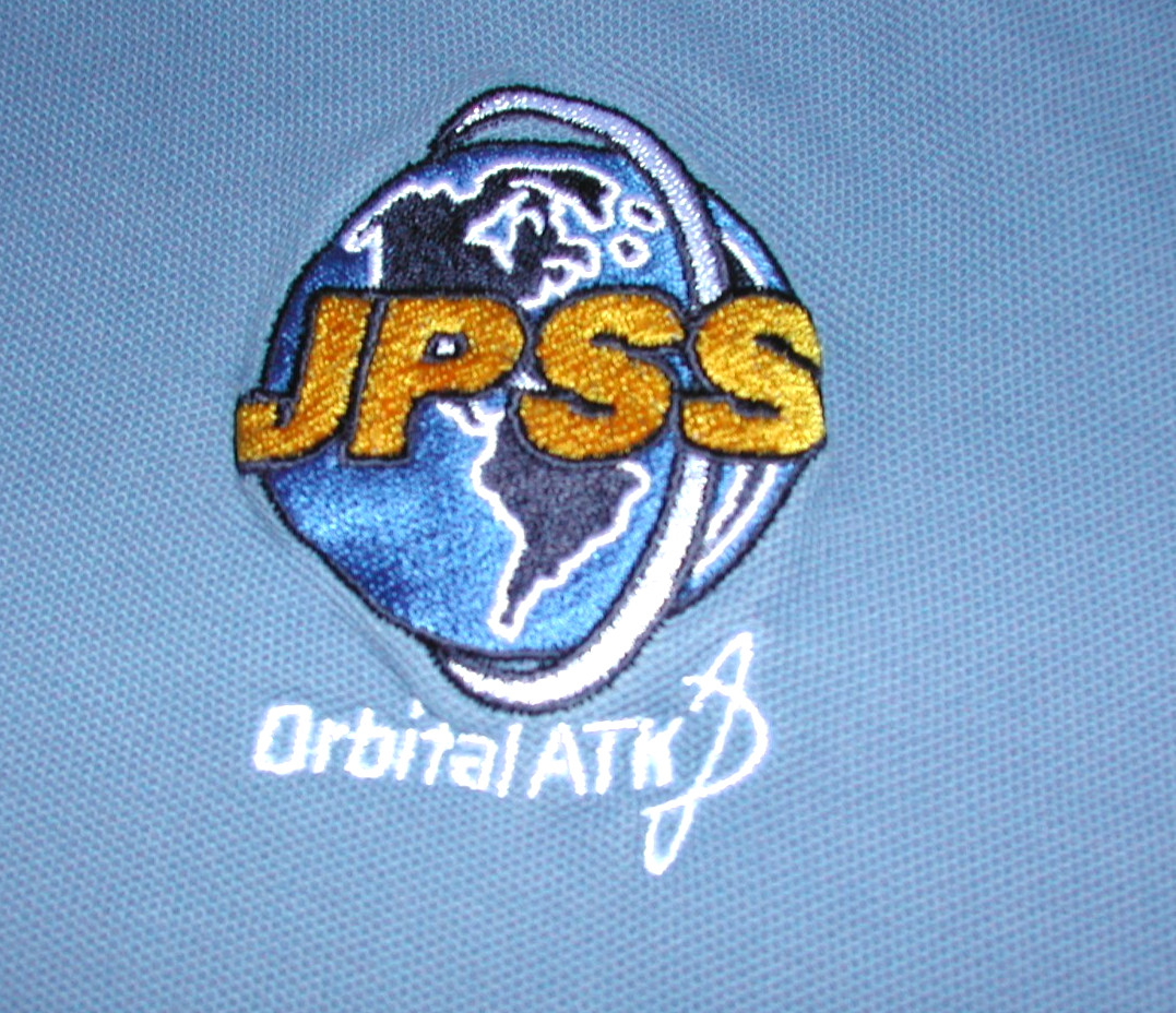 OribitalATK JPSS Joint Polar Satellite System NASA Spacecraft NGC Polo Shirt XL