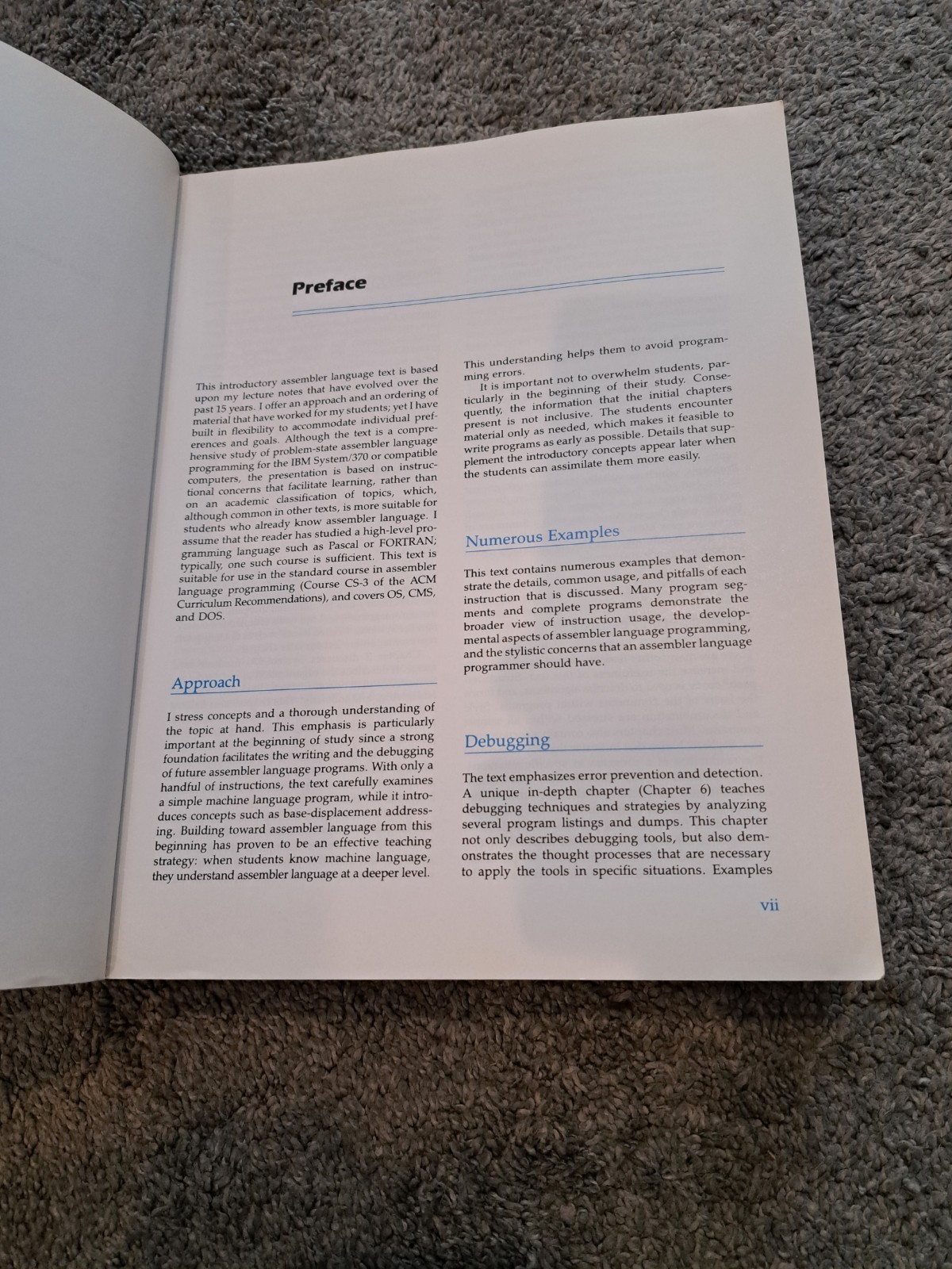 Assembler Language Programming for the IBM 370 Frank M. Carrano