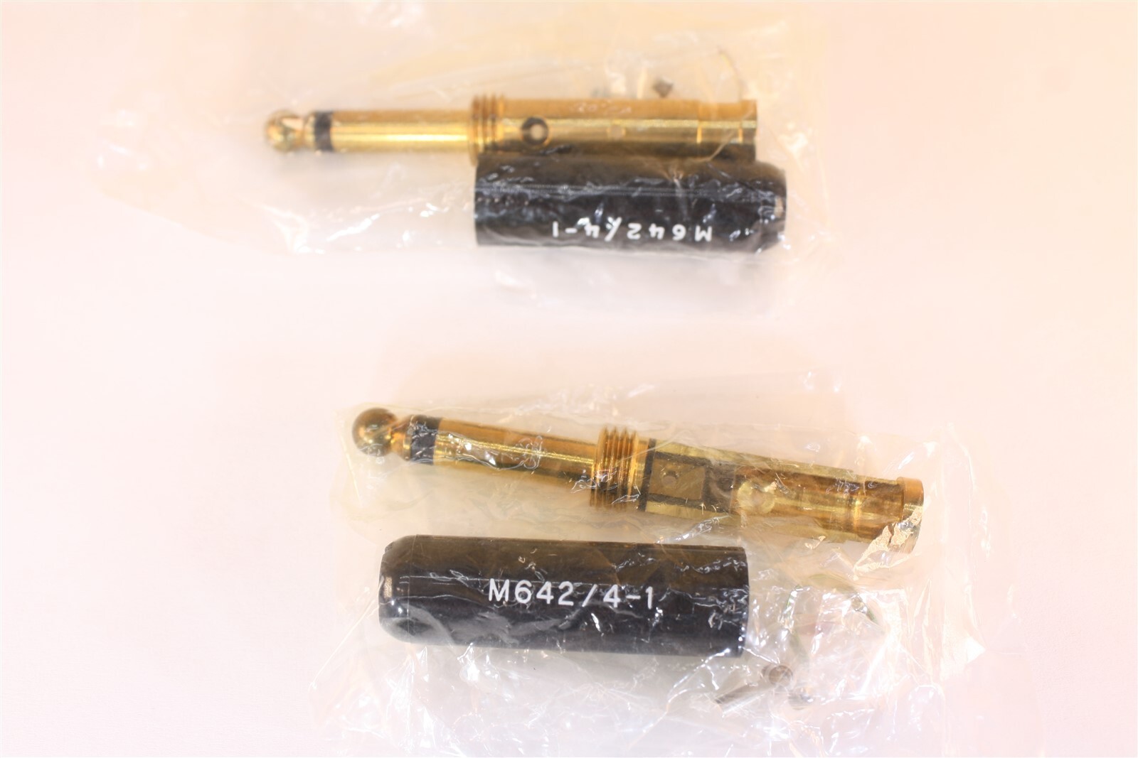 Lot of (2), SWC-440 Aviation 1/4" Headphone Jack Plug M642/4-1