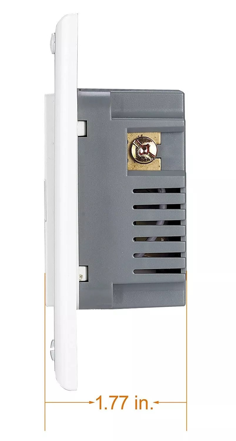 Outlet USB Fast Charger Duplex Receptacle Socket 15A Tamper Resistant UL Listed