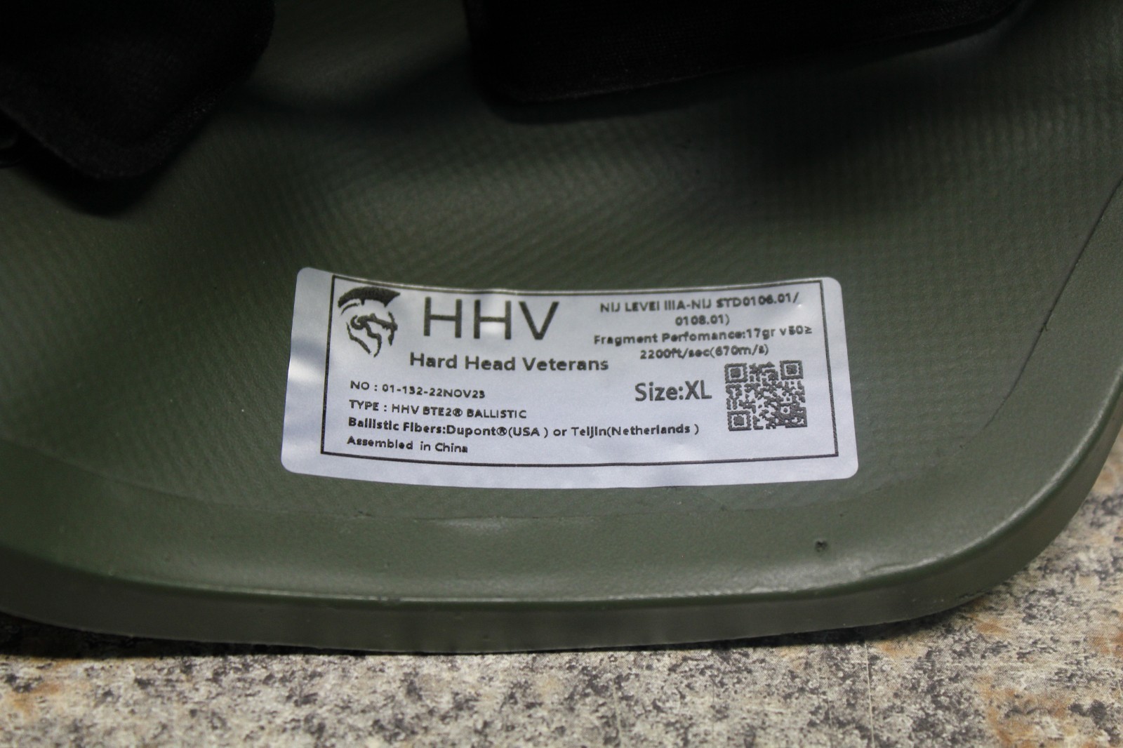 HHV Hard Head Veterans 01-132-22NOV23 Size: XL