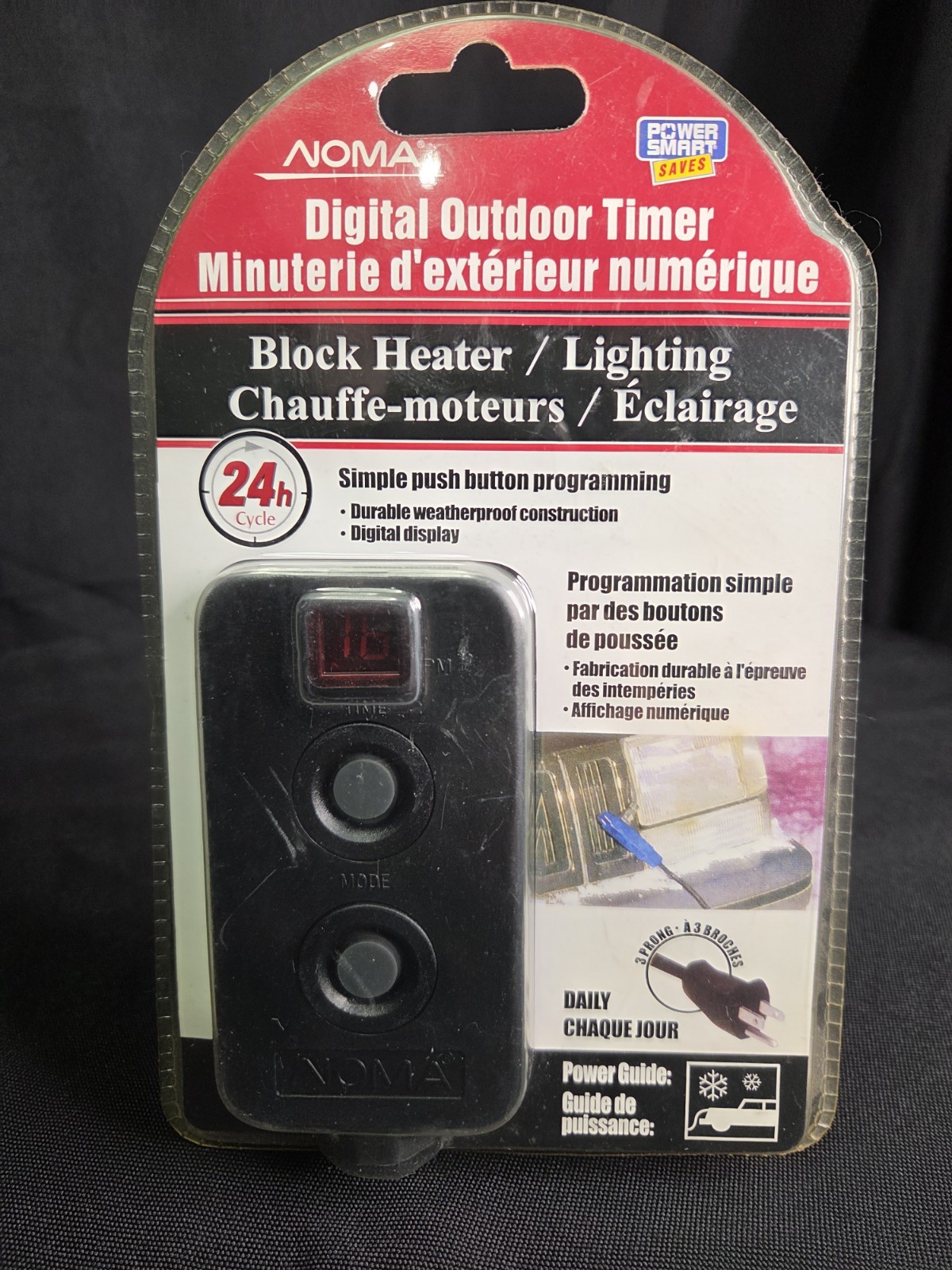 Noma Outdoor Digital Timer for Block Heater, Landscape & Christmas Lighting