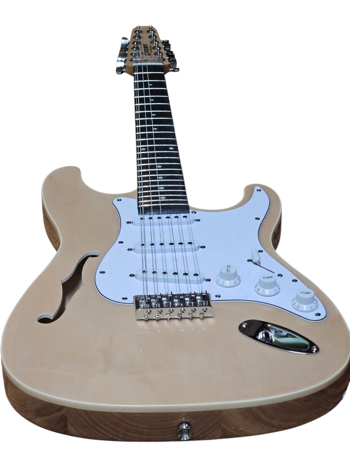 FULL-SIZE 12 STRING  SEMI-HOLLOW NEW CUSTOM ST-STYLE LIGHTWEIGHT ELECTRIC GUITAR