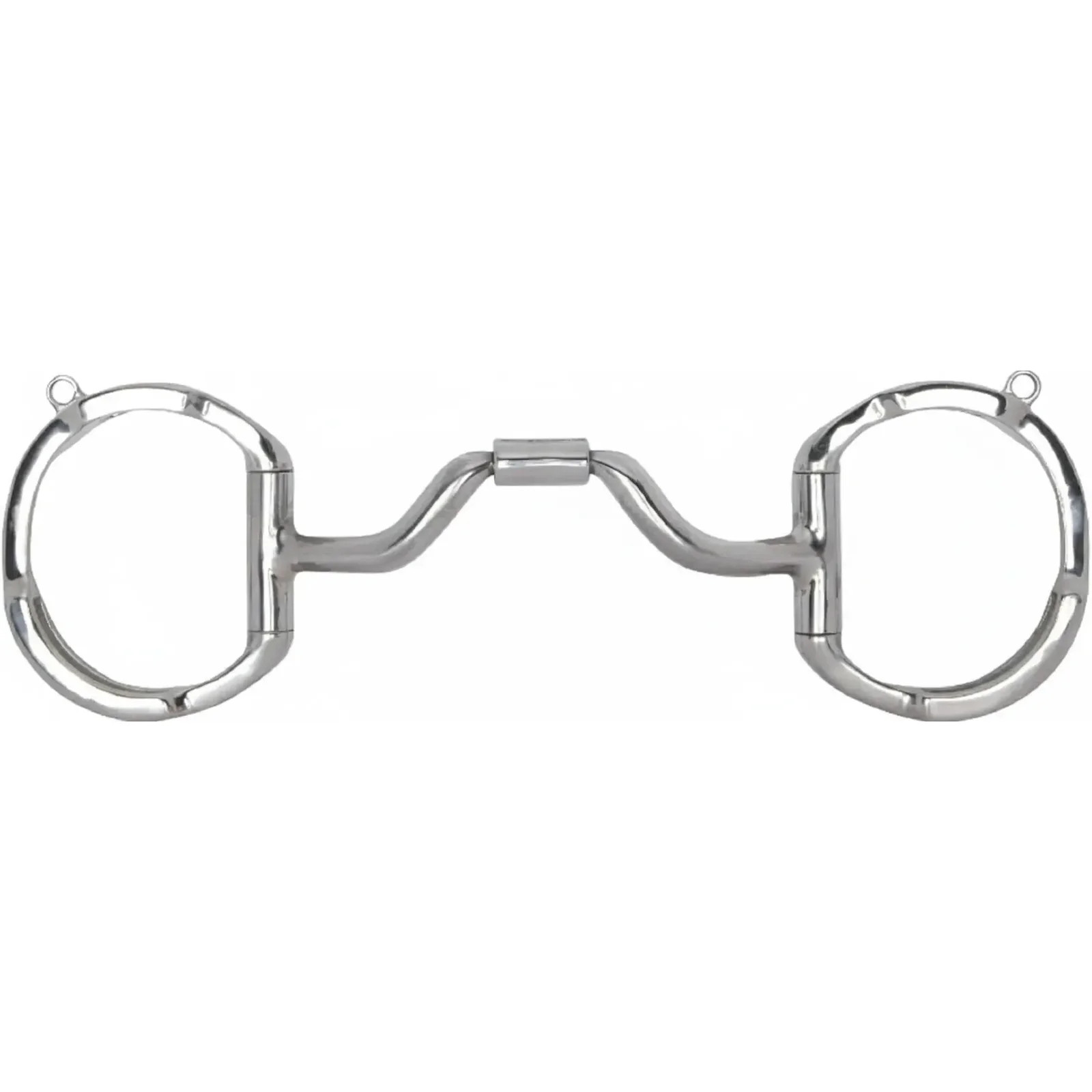 Myler MB 33 Eggbutt with Hooks Horse Bit - Level 3 Ported Barrel Stainless