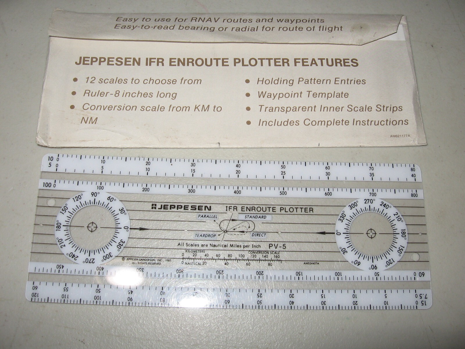 Jeppesen PV-5 IFR Enroute Plotter