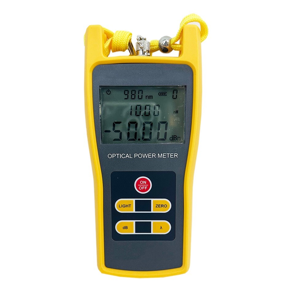 Handheld Optical Power Meter Tester Fiber Optical Power Meter Range -70~+3dBm