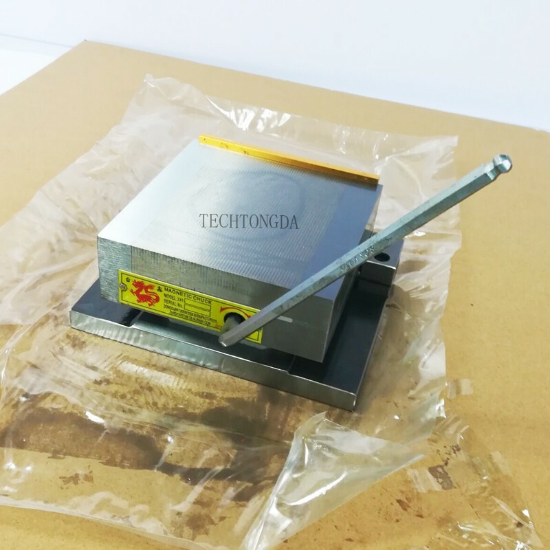PreAsion Permanent Sine Plate Chuck Magnetic for Grinding Machine 6*6 inch