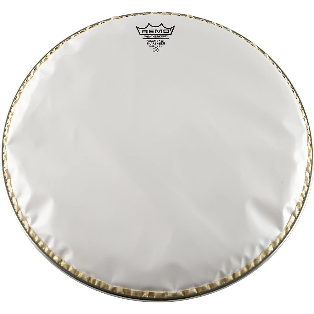 Remo Falams XT Crimped Snare Side Drum Head Smooth White 13"