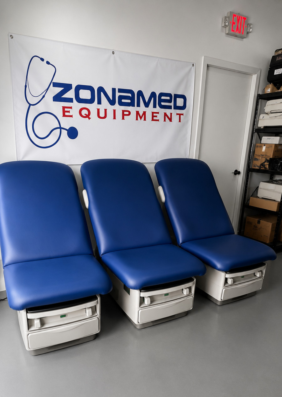 Mimark 222 Barrier-Free Power Procedure Chair Refurbished w/New Upholstery