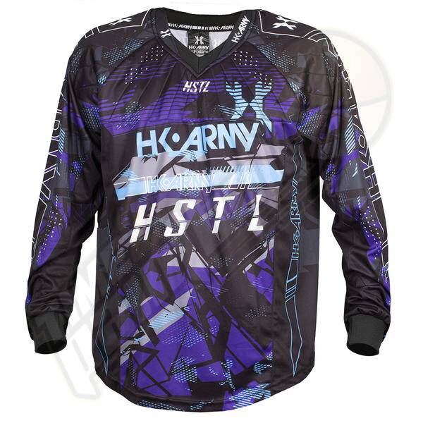 HK Army HSTL Line Jersey - Arctic - Purple / Black - Medium  **FREE SHIPPING**