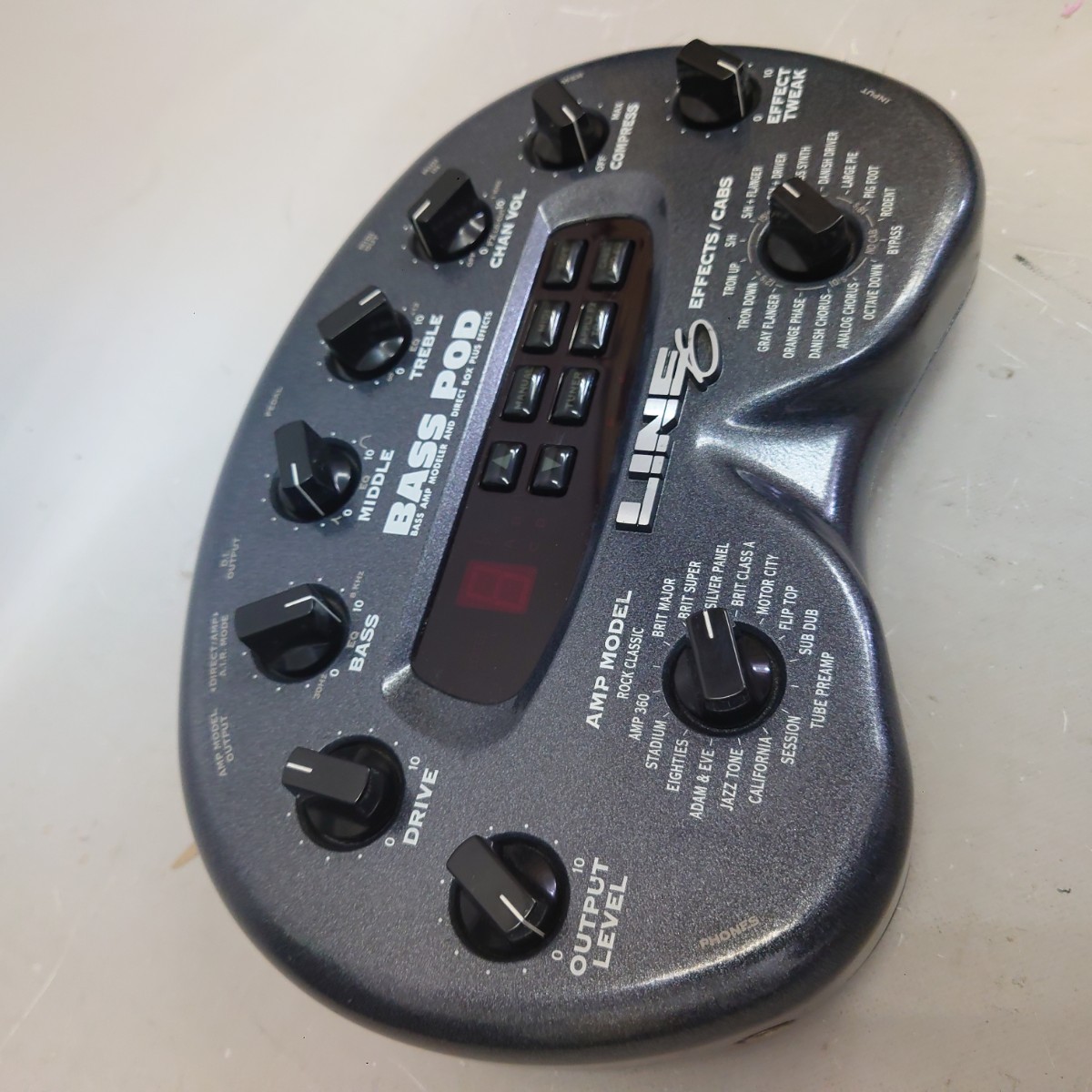 Line 6 Bass POD Multi Effects Processor Amp Modeler Tested from Japan