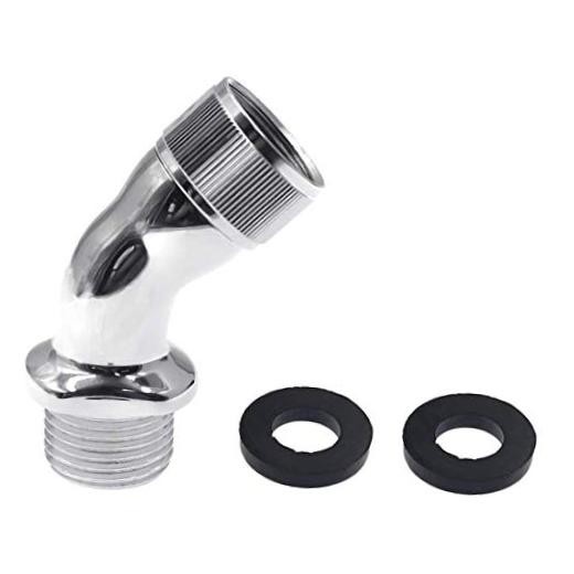 Jiozermi Elbow Adapter for Shower Head, Pack 1 | 45 Degree Angled, Female to