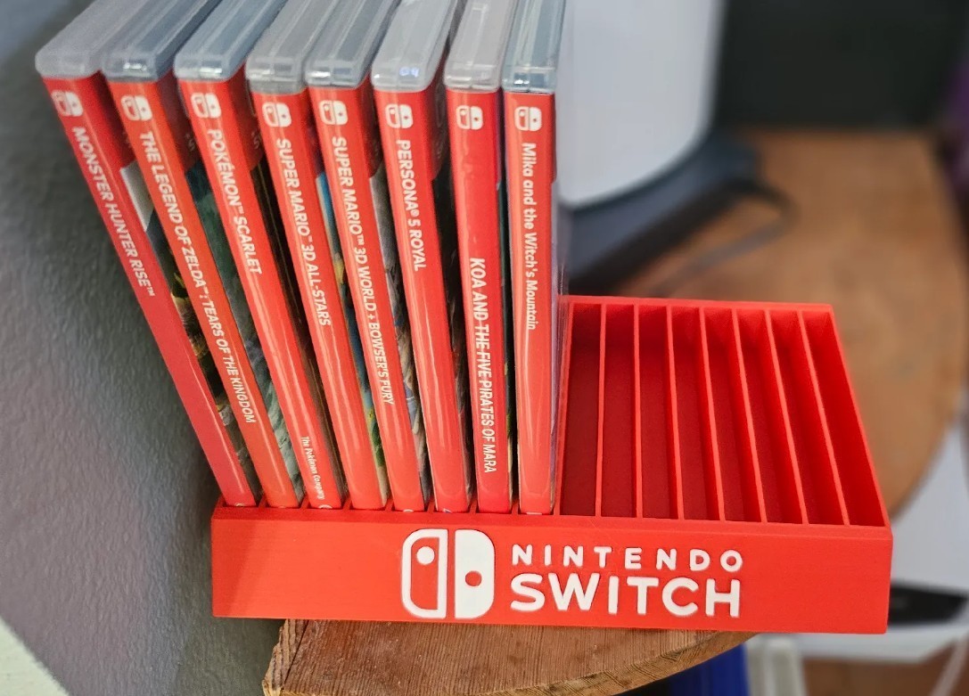 Nintendo Switch / Nintendo Switch 2 Game Case Holder - Fits Up To 16 Games